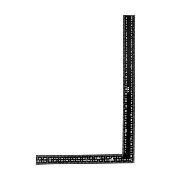 Угольник цельнометаллический P.I.T. ADVANCE HSQR01-0406 (40х60 см, 90°, двойная шкала в мм)