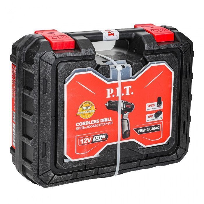 Дрель аккумуляторная P.I.T. PBM12K-10A/2 X-Driver