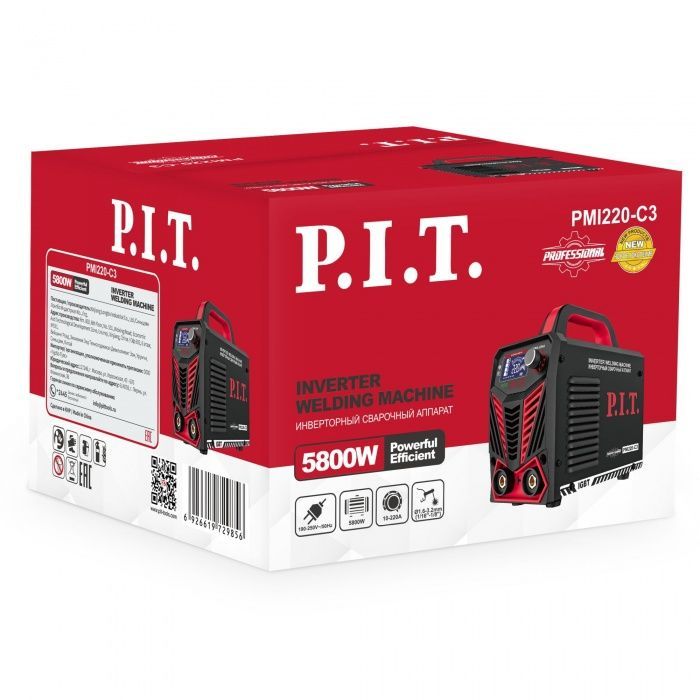 Сварочный инверторный аппарат P.I.T. PMI220-C3