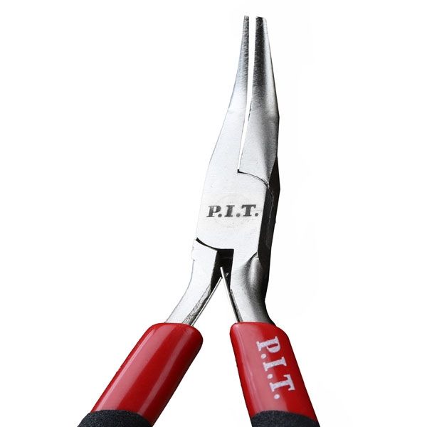 Длинногубцы мини изогнутые P.I.T. ADVANCE HPLR06-0115B, 115 мм, сталь CR-V, 63HRC, пружина