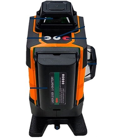 Лазерный линейный уровень MaxPiler MLL-0225G